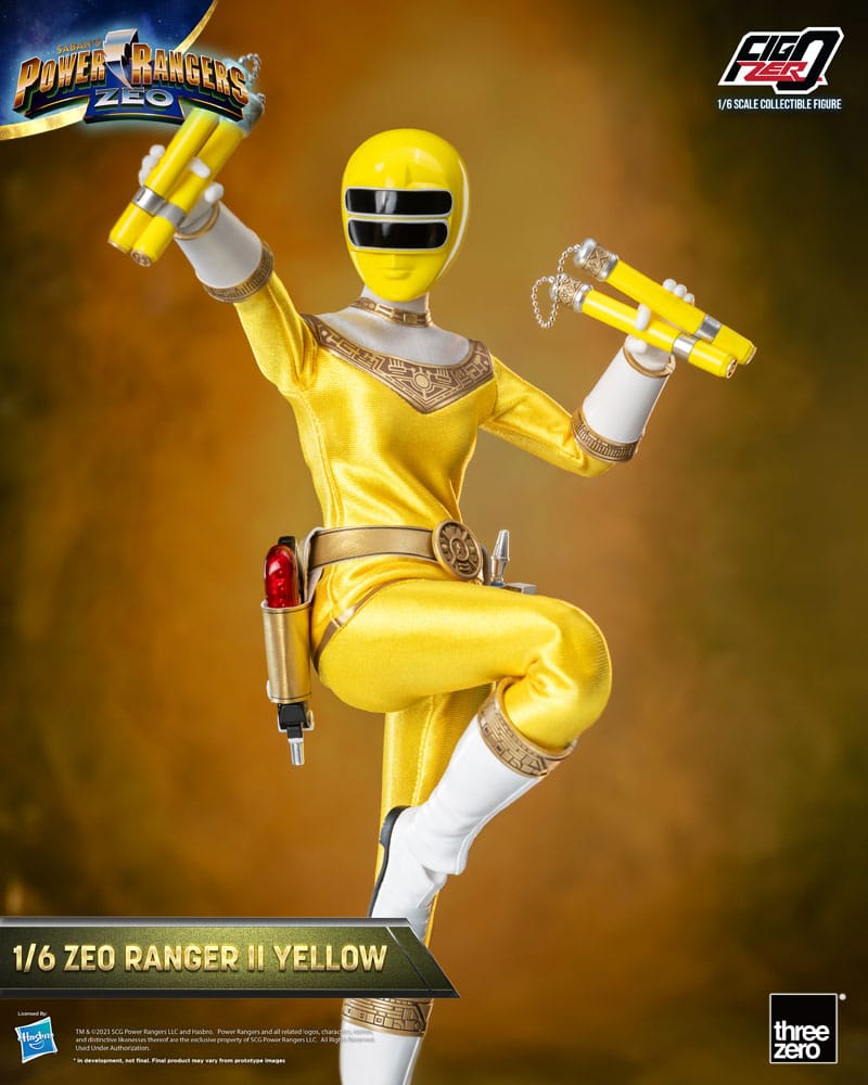 Power Rangers Zeo FigZero Action Figure 1/6 Ranger II Yellow 30 cm 4895250810341