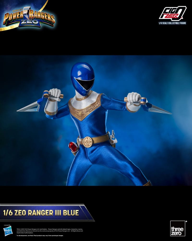 Power Rangers Zeo FigZero Action Figure 1/6 Ranger III Blue 30 cm 4895250810372