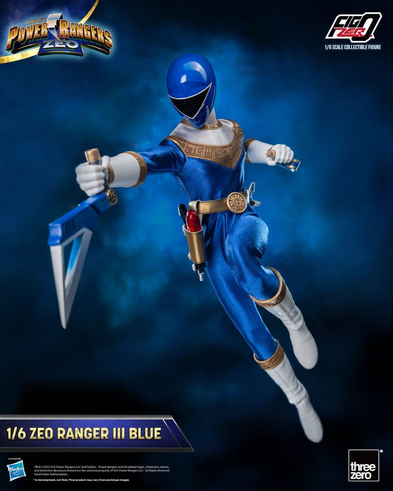 Power Rangers Zeo FigZero Action Figure 1/6 Ranger III Blue 30 cm 4895250810372
