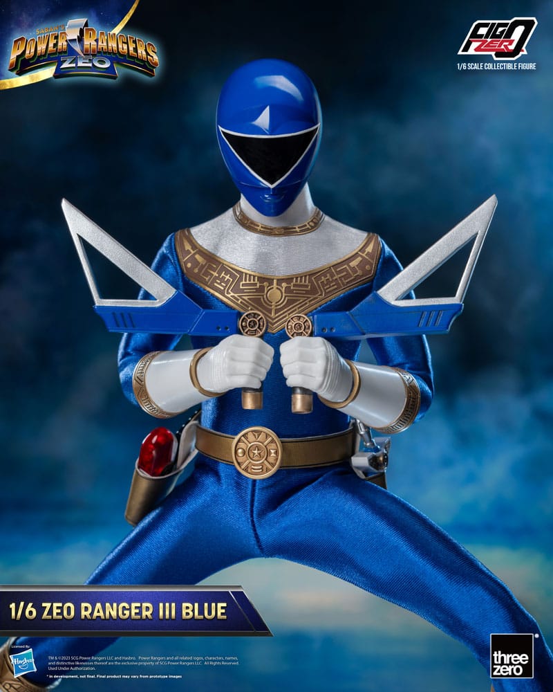 Power Rangers Zeo FigZero Action Figure 1/6 Ranger III Blue 30 cm 4895250810372