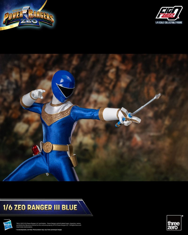Power Rangers Zeo FigZero Action Figure 1/6 Ranger III Blue 30 cm 4895250810372