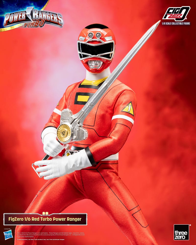 Power Rangers Turbo FigZero Action Figure 1/6 Red Turbo Power Ranger 30 cm  4895250815216