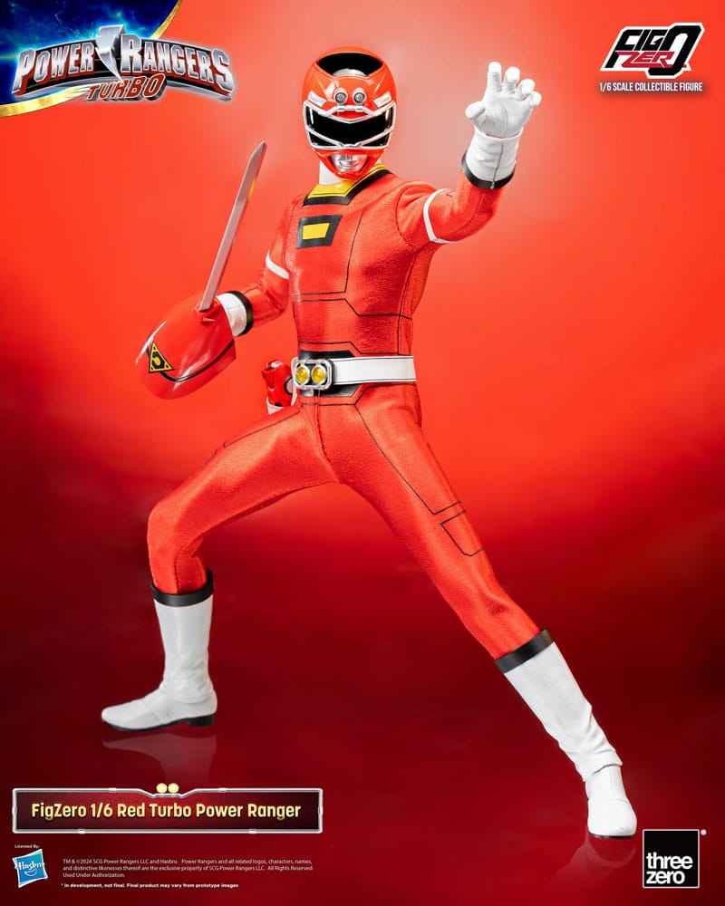 Power Rangers Turbo FigZero Action Figure 1/6 Red Turbo Power Ranger 30 cm  4895250815216