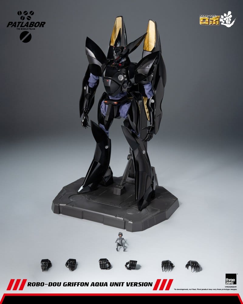 Mobile Police Patlabor Robo-Dou Action Figure 1/35 Griffon Aqua Unit Version 25 cm 4895250823662