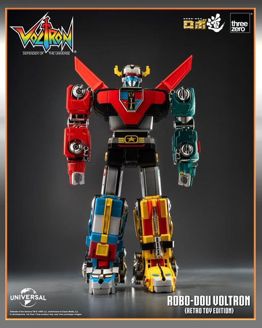 Voltron: Defender of the Universe Robo-Dou Action Figure Voltron Retro Toy Edition 27 cm 4895250816800