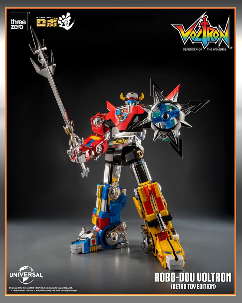 Voltron: Defender of the Universe Robo-Dou Action Figure Voltron Retro Toy Edition 27 cm 4895250816800