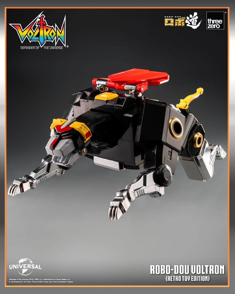 Voltron: Defender of the Universe Robo-Dou Action Figure Voltron Retro Toy Edition 27 cm 4895250816800
