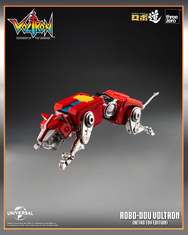 Voltron: Defender of the Universe Robo-Dou Action Figure Voltron Retro Toy Edition 27 cm 4895250816800