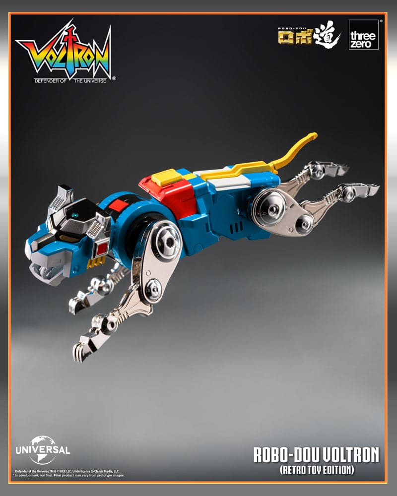 Voltron: Defender of the Universe Robo-Dou Action Figure Voltron Retro Toy Edition 27 cm 4895250816800
