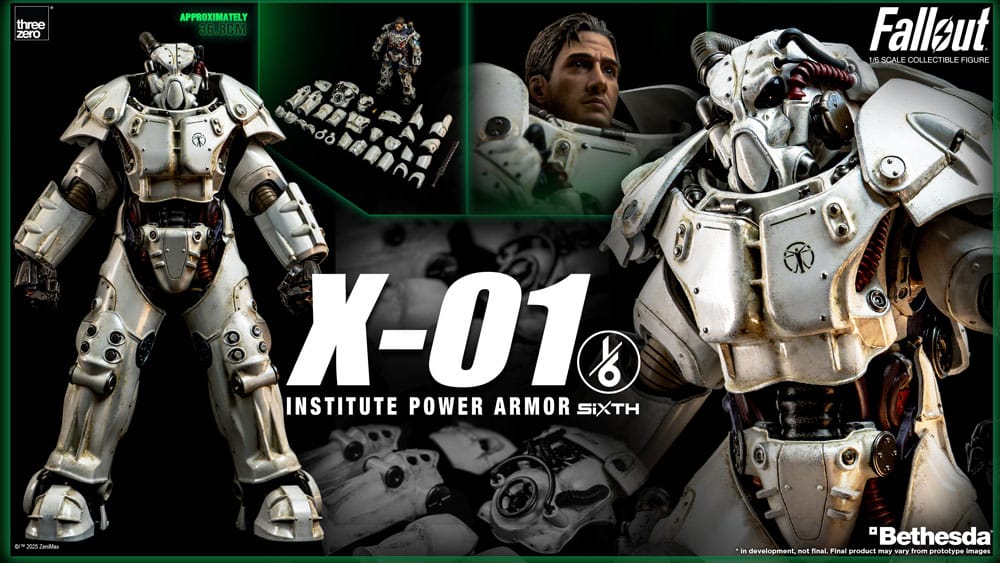 Fallout FigZero Action Figure 1/6 X-01 Institute Power Armor 37 cm  4895250818927