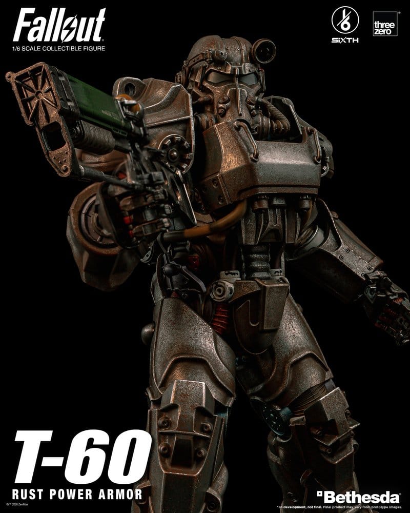 Fallout Action Figure 1/6 T-60 Rust Power Armor 4895250824508