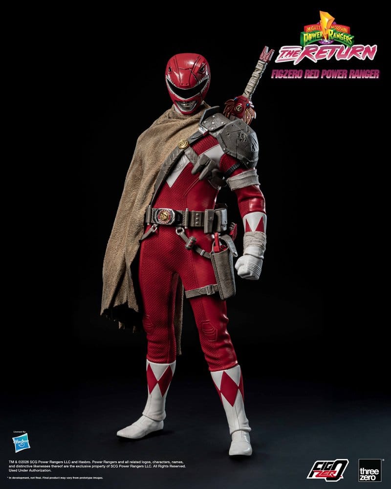 Mighty Morphin Power Rangers: The Return FigZero Action Figure 1/6 Red Power Ranger 31 cm 4895250822627