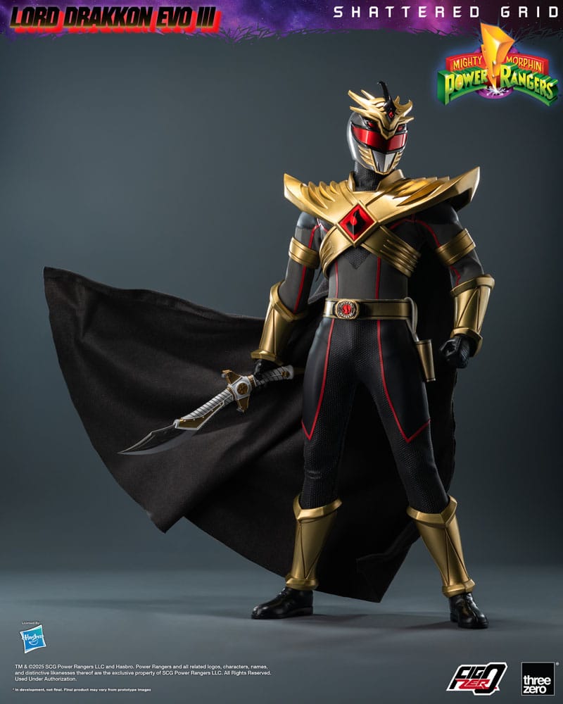 Mighty Morphin Power Rangers Shattered Grid  FigZero Action Figure 1/6 Lord Drakkon Evo III 30 cm  4895250819894