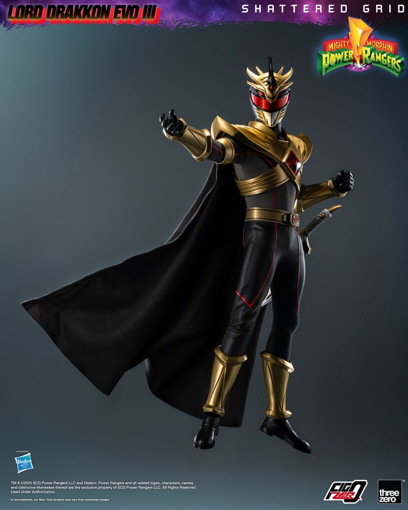 Mighty Morphin Power Rangers Shattered Grid  FigZero Action Figure 1/6 Lord Drakkon Evo III 30 cm  4895250819894