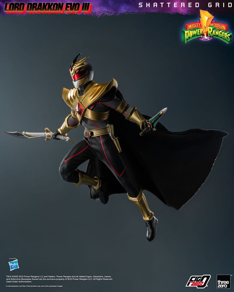 Mighty Morphin Power Rangers Shattered Grid  FigZero Action Figure 1/6 Lord Drakkon Evo III 30 cm  4895250819894