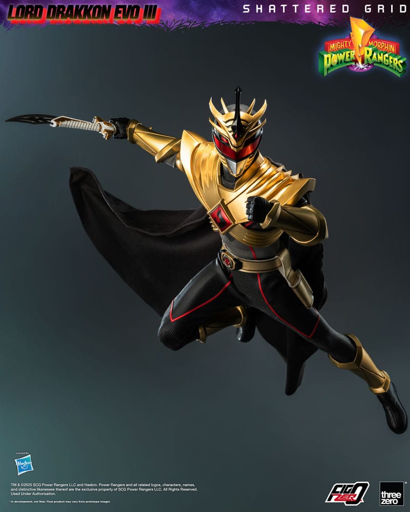 Mighty Morphin Power Rangers Shattered Grid  FigZero Action Figure 1/6 Lord Drakkon Evo III 30 cm  4895250819894