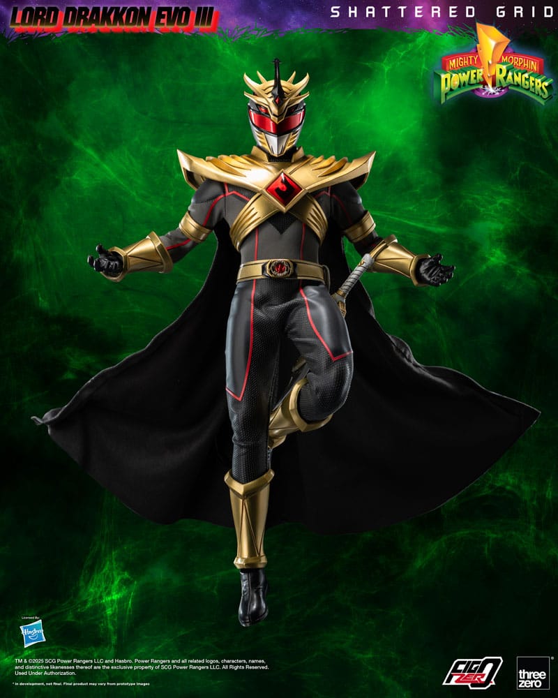 Mighty Morphin Power Rangers Shattered Grid  FigZero Action Figure 1/6 Lord Drakkon Evo III 30 cm  4895250819894