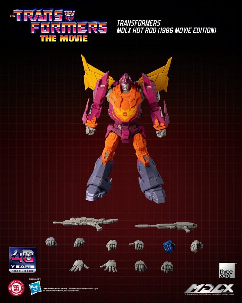 Transformers MDLX Action Figure Hot Rod (1986 Movie Edition) 18 cm 4895250825383