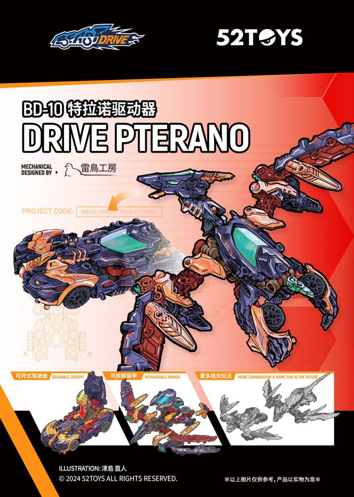 Beastbox Figure BD-10 Drive Pterano 11 cm 6958985025485