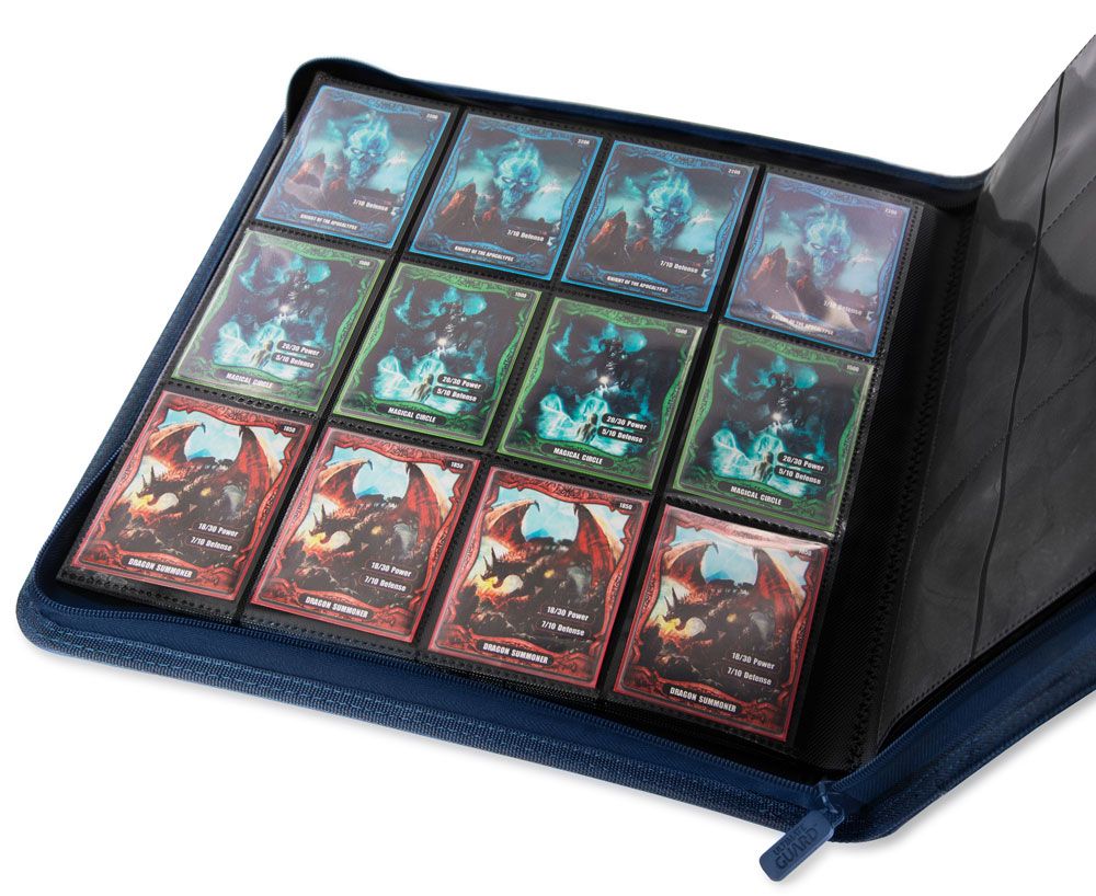 Ultimate Guard Zipfolio 480  24-Pocket Xenoskin - Blue 4260250077108