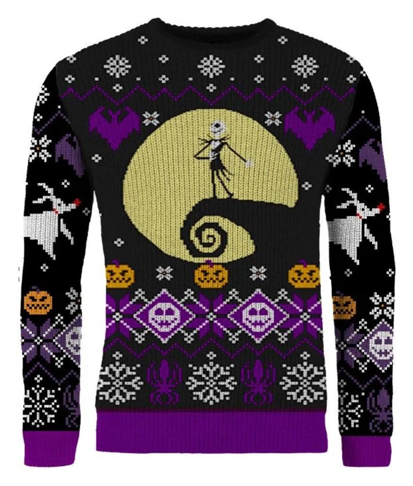 Nightmare Before Christmas Christmas Sweater 8-bit Size S 5060674402987