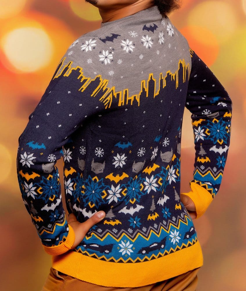 Batman Christmas Sweater Frosty Size M 5060674406558