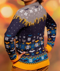 Batman Christmas Sweater Frosty Size M 5060674406558