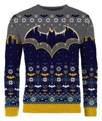 Batman Christmas Sweater Frosty Size M 5060674406558