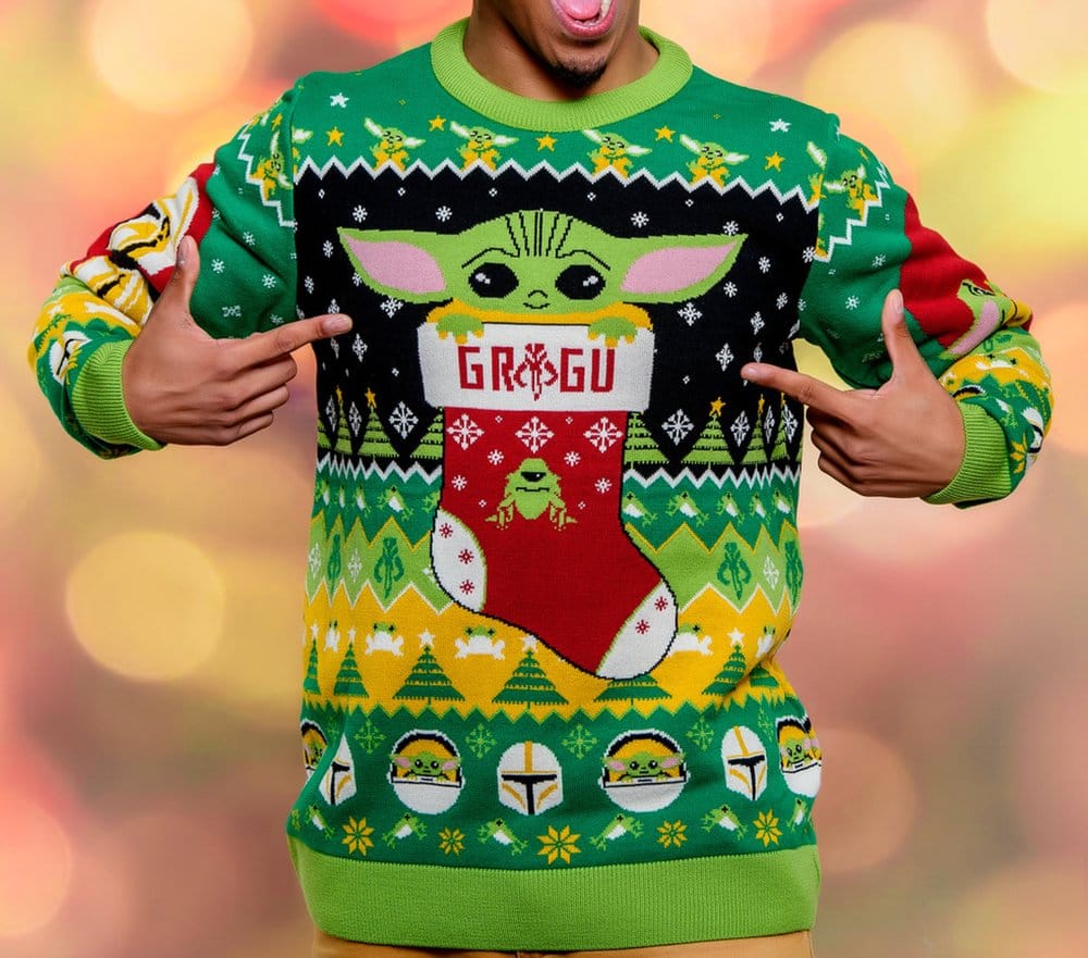 Star Wars Christmas Sweater Baby Yoda Size M 5060674409115