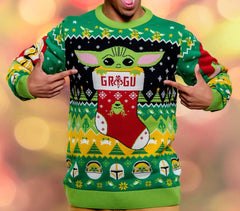Star Wars Christmas Sweater Baby Yoda Size M 5060674409115