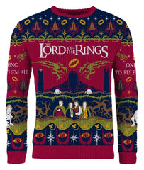 Lord Of The Rings Christmas Sweater One Sweater To Rule Them All Size XS 5060914714078