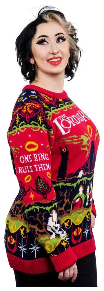Lord Of The Rings Christmas Sweater One Sweater To Rule Them All Size XS 5060914714078