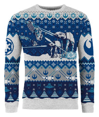 Star Wars Christmas Sweater AT-AT Assault Size XS 5061036141124