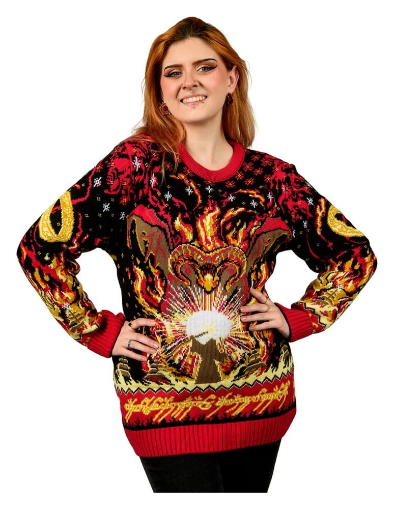 Lord of the Rings Christmas Sweater Balrog Size M 5061036142107