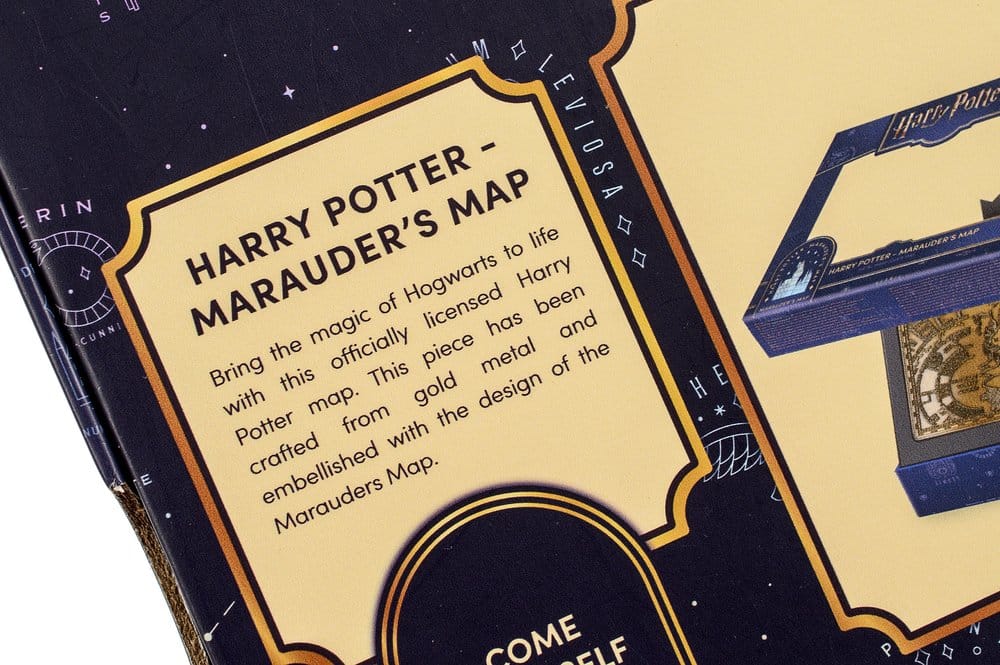 Harry Potter Replica Marauder's Map Metal Map 15 cm 5061036145160
