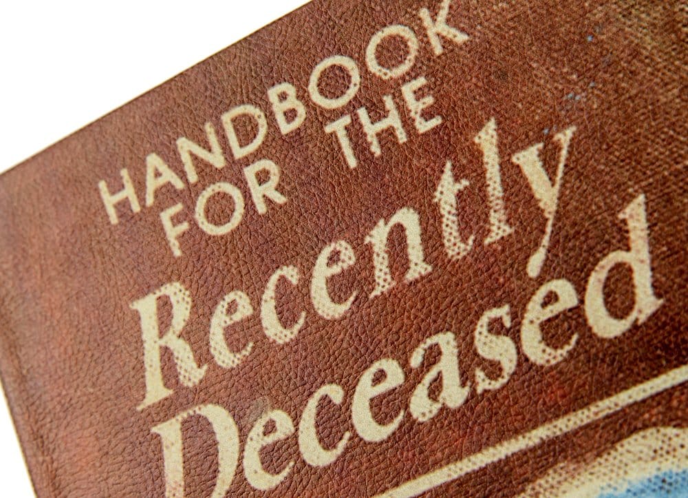 Beetlejuice Replica Box Handbook for the Recently Deceased 5061036145436