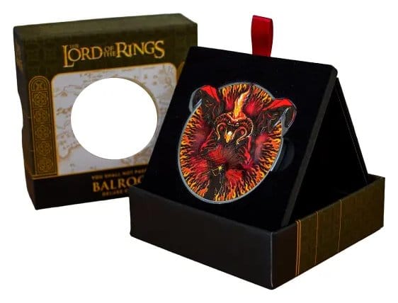 Lord of the Rings Coin "You Shall Not Pass" Balrog Deluxe 5061036145856
