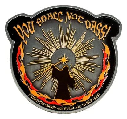 Lord of the Rings Coin "You Shall Not Pass" Balrog Deluxe 5061036145856