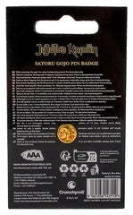 Jujutsu Kaisen Icon Pin Badge Satoru Gojo 5061036147119