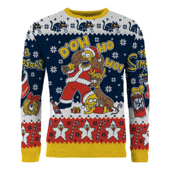 Simpsons Christmas Sweater D'oh Ho Ho! Size S 5061036143913