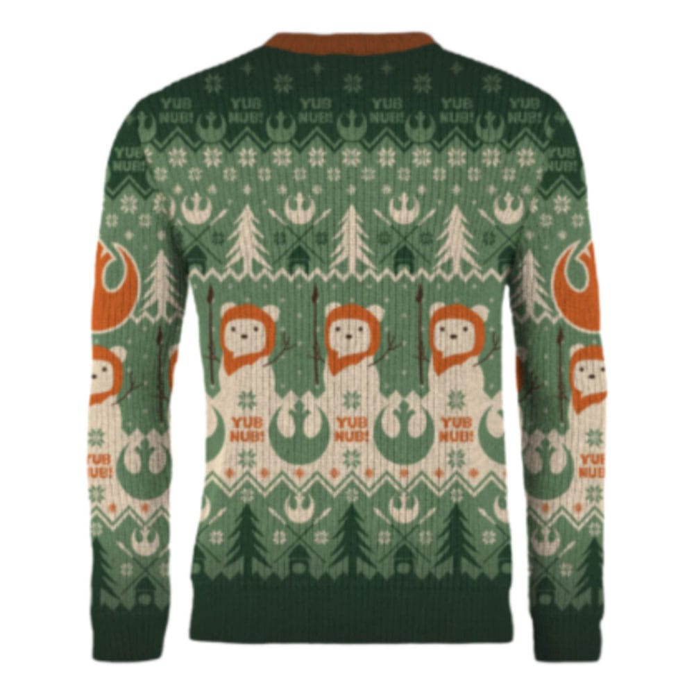 Star Wars Christmas Sweater Ewok'n around the Christmas Tree  Size S 5061036145887