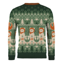 Star Wars Christmas Sweater Ewok'n around the Christmas Tree  Size S 5061036145887