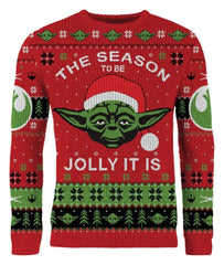 Star Wars Christmas Sweater Yoda Size M 5060674401492