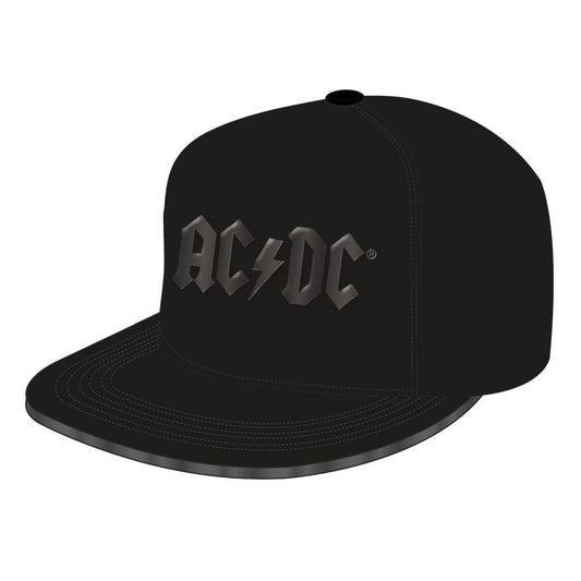 ACDC Snapback Cap Shiny Black LogoACDC casquette Snapback Shiny Black LogoACDC Gorra Snapback Shiny Black Logo 5056463430569