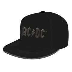 ACDC Snapback Cap Shiny Black LogoACDC casquette Snapback Shiny Black LogoACDC Gorra Snapback Shiny Black Logo 5056463430569