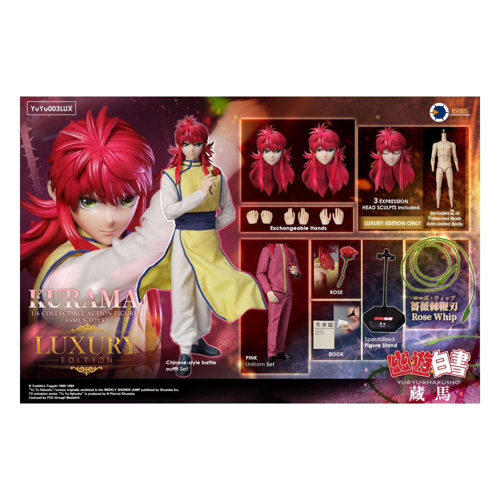 Yu Yu Hakusho Action Figure 1/6 Kurama (Luxury Edition) 30 cm 4713294721433
