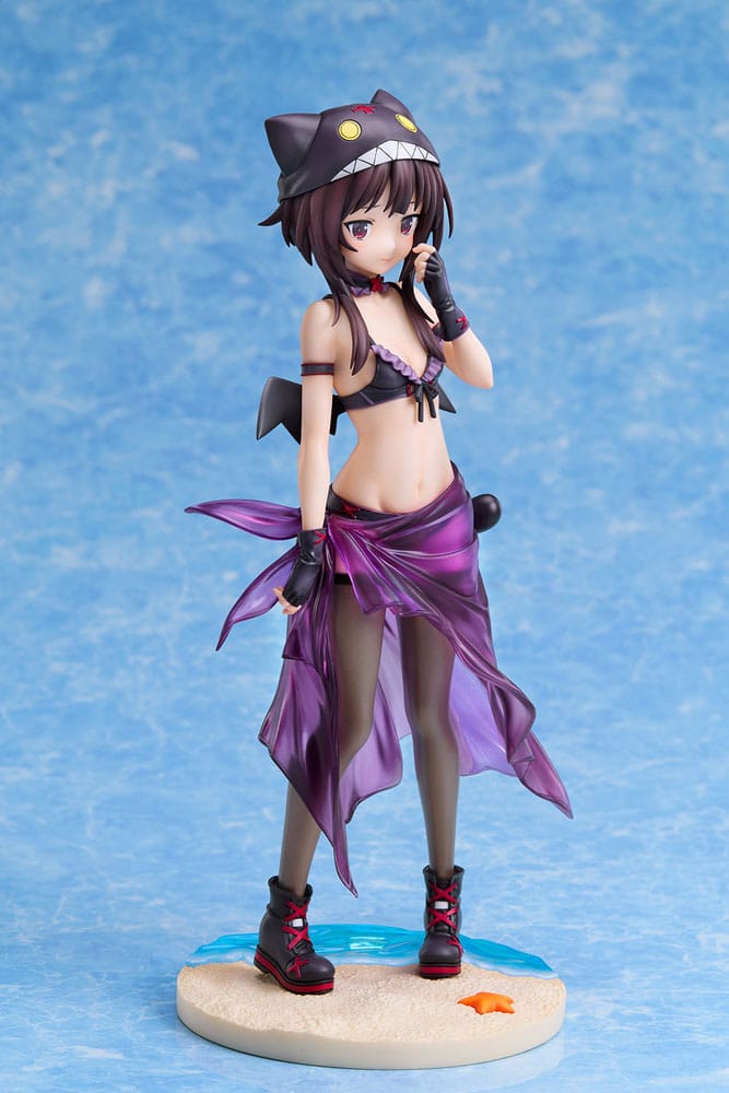 KonoSuba: An Explosion on This Wonderful World! Statue 1/7 Megumin Chomusuke Swimsuit Ver. 22 cm 4595057570010