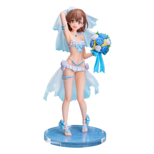A Certain Scientific Railgun T PVC Statue 1/7 Mikoto Misaka Wedding Swimsuit Ver. 25 cm 4595057570065