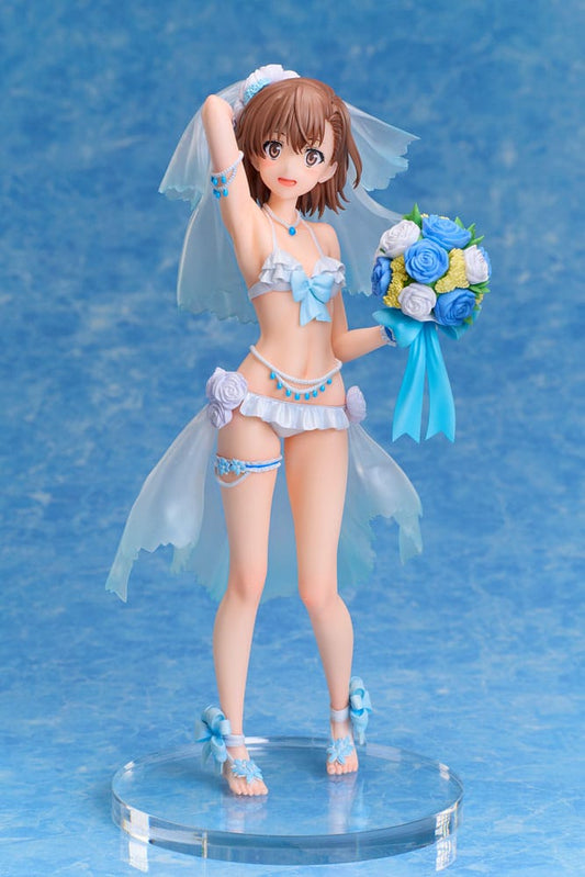 A Certain Scientific Railgun T PVC Statue 1/7 Mikoto Misaka Wedding Swimsuit Ver. 25 cm 4595057570065