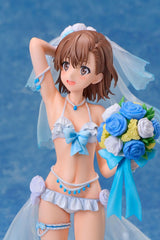 A Certain Scientific Railgun T PVC Statue 1/7 Mikoto Misaka Wedding Swimsuit Ver. 25 cm 4595057570065